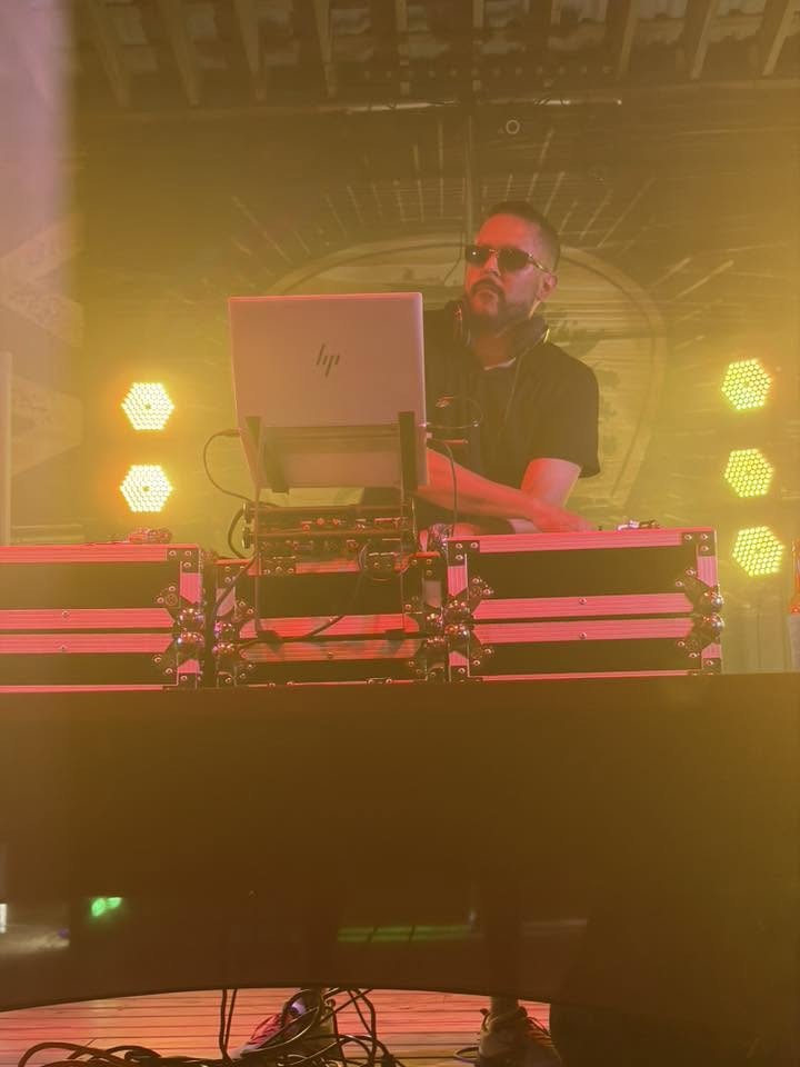 DJ performing under stage lights at NautiFest 2026