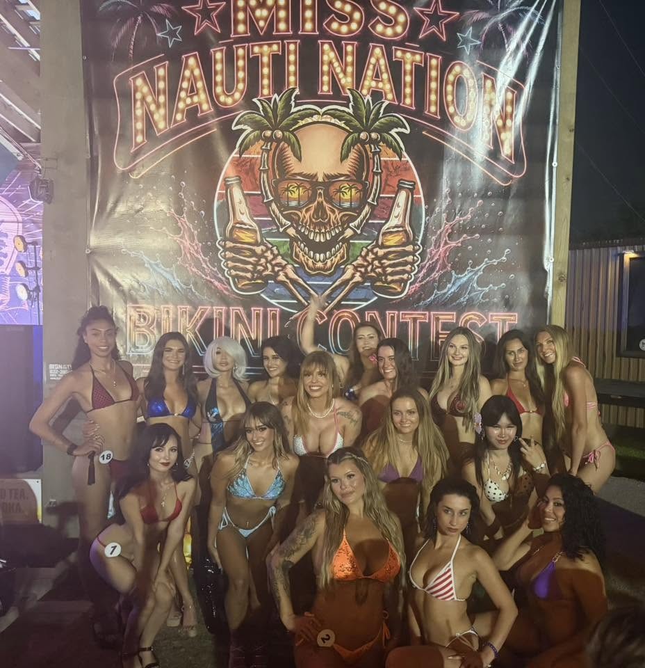 The NautiFest 2026 bikini competition group
